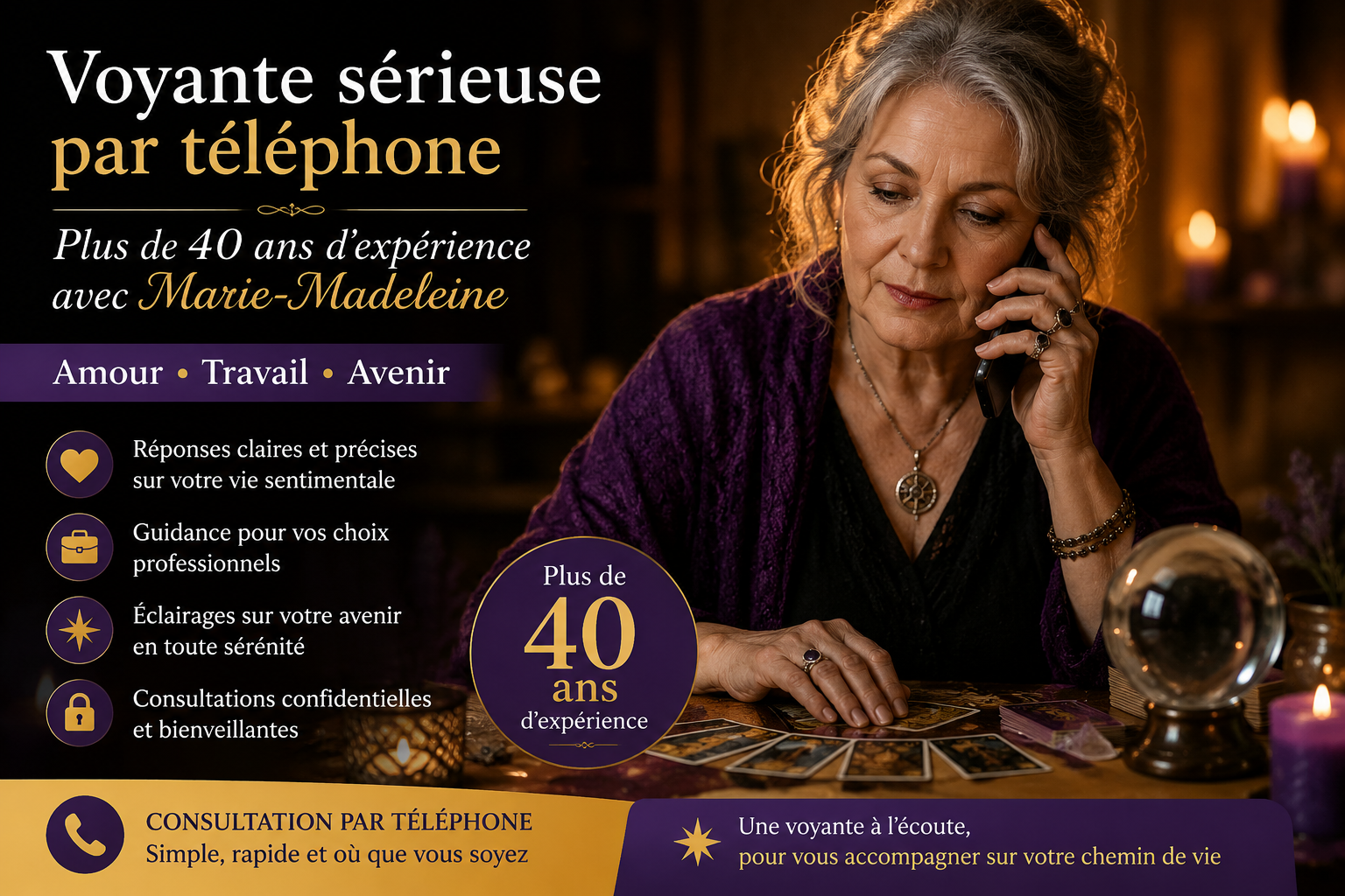 Voyante sérieuse par téléphone