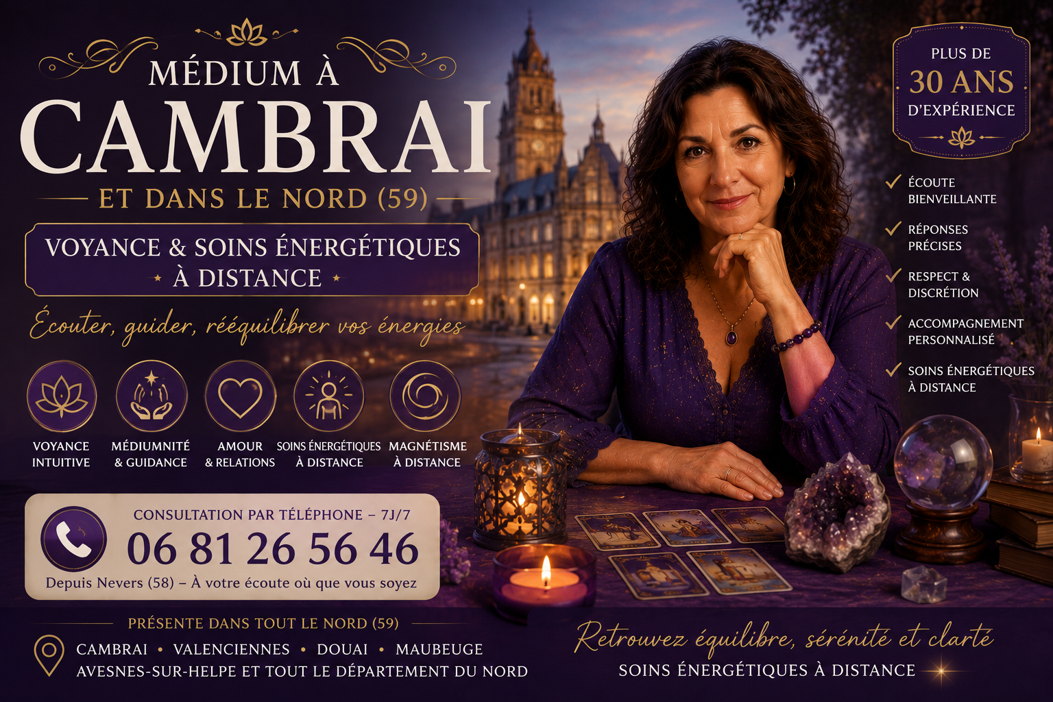 médium à Cambrai